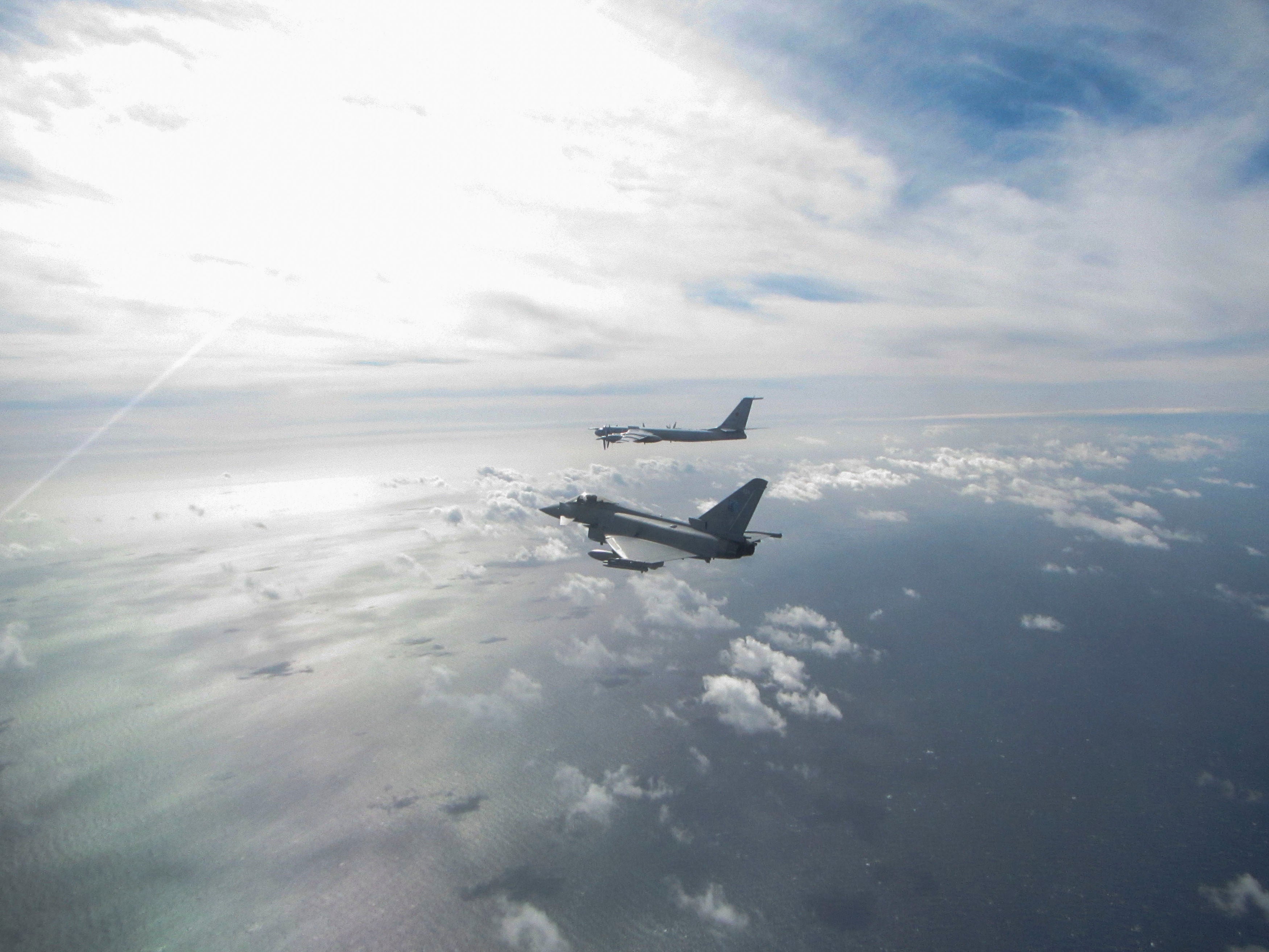 RAF Fighter Jets Intercept Russian Aircraft Off Scottish Coast | The ...